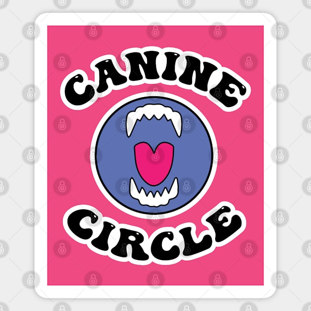 Canine Circle Magnet by Nimble Nashi